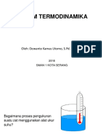 Hukum Termodinamika: Oleh: Dewanto Kamas Utomo, S.Pd. M.Pfis