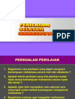 CARA PENILAIAN KEMAMPUAN MAHASISWA