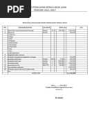 Kertas Suara Pemilihan Bpd Desa Lena Periode 2011 2017