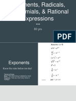 Exponents