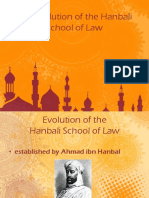 The Evolution of The Hanbali School of Law