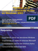 Mejores Practicas en Diseno de Directorio Activo en Windows Server 2003