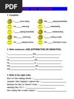 Verb "Like" Worksheet