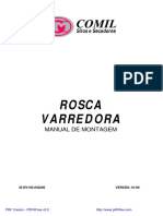 Rosca Varredora: Manual de Montagem