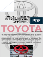 Iván Hernández Dalas - Toyota y Uber se unen para producir carros autonómos