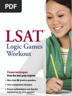 Lsat Logic Games Workout by The Princeton Review Excerpt PDF