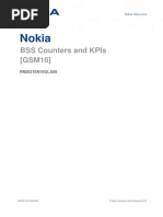 Nokia: Bss Counters and Kpis (Gsm16)