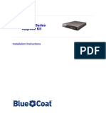 Blue Coat 510/810 Series Upgrade Kit: Installation Instructions