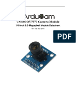 CMOS OV7670 Camera Module: 1/6-Inch 0.3-Megapixel Module Datasheet