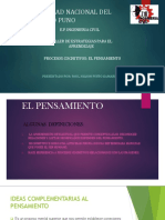 Proceso Cognitivo El Pensamiento