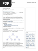 The Blue Path - Uva 12532 - Interval Product