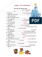 Past Simple and Continuous Verbs in Cinderella Story