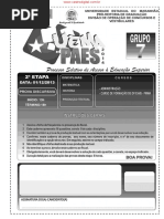 paes                           2014                           prova                           discursiva                           grupo                           7