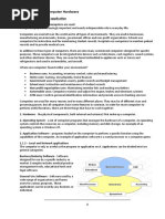 1 Chapter - Personal Computer Hardware: 1.1 - Personal Computers and Application