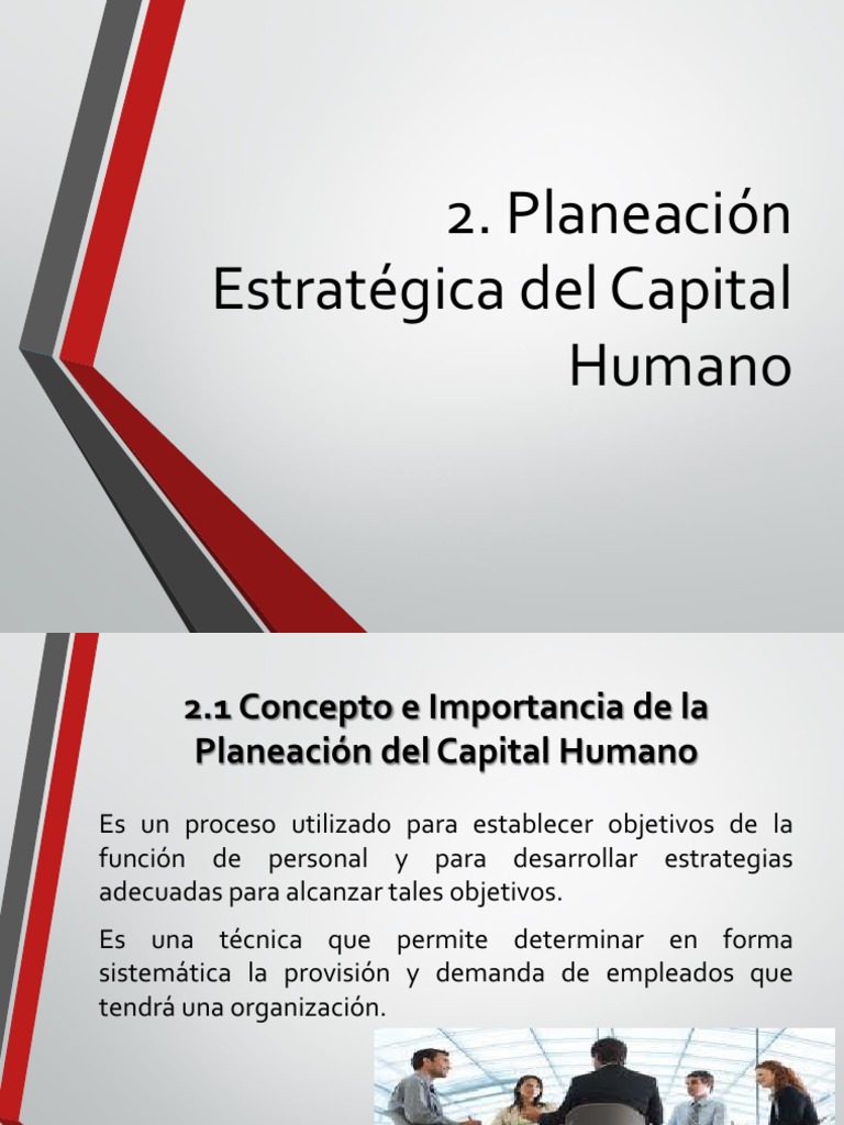 Planeación Estratégica Del Capital Humano | PDF | Gestión de recursos