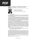 Ambrose Rajadurai - 2004 - Regulation of Shipping The Vital Role of Port State Control