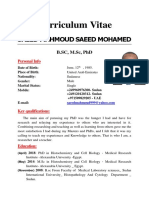 Curriculum Vitae: Saeed Mahmoud Saeed Mohamed