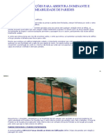 Vento, Definições para Abertura Dominante e Permeabilidade de Paredes