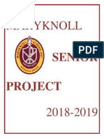 Guidelines Senior Project 2018-19