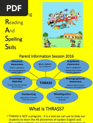 thrass parent presentation pdf pdf phoneme phonics