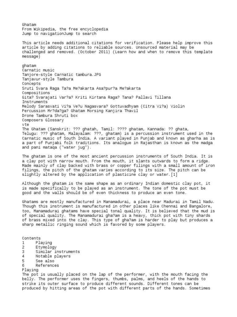 Udu Drum Biography PDF Hornbostel Sachs Classical And Art Music