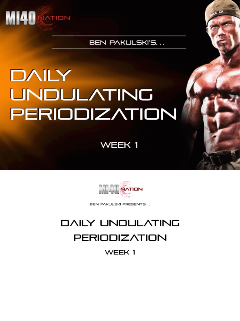 6 Day Mi40x workout pdf for Build Muscle