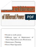 9727023 Operation and Maintenance of Power Plant