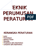 Teknik Pembuatan Peraturan