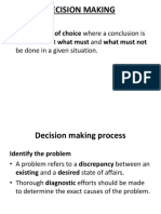 Decision Making