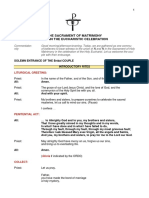 Sample Missalette - Sacrament-Of-Matrimony English