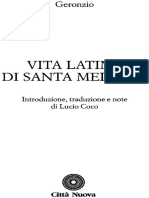 Vita Latina Di Santa Melania - Geronzio