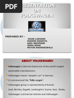 Download Presentation on Volkswagen by Jigar Lakhani SN38752608 doc pdf
