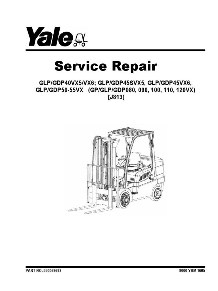 YALE (J813) GDP40VX5 LIFT TRUCK Service Repair Manual.pdf | Transmission  (Mechanics) | Axle
