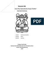 Prostate Treatment Plan Optimalization Dengan MatRad