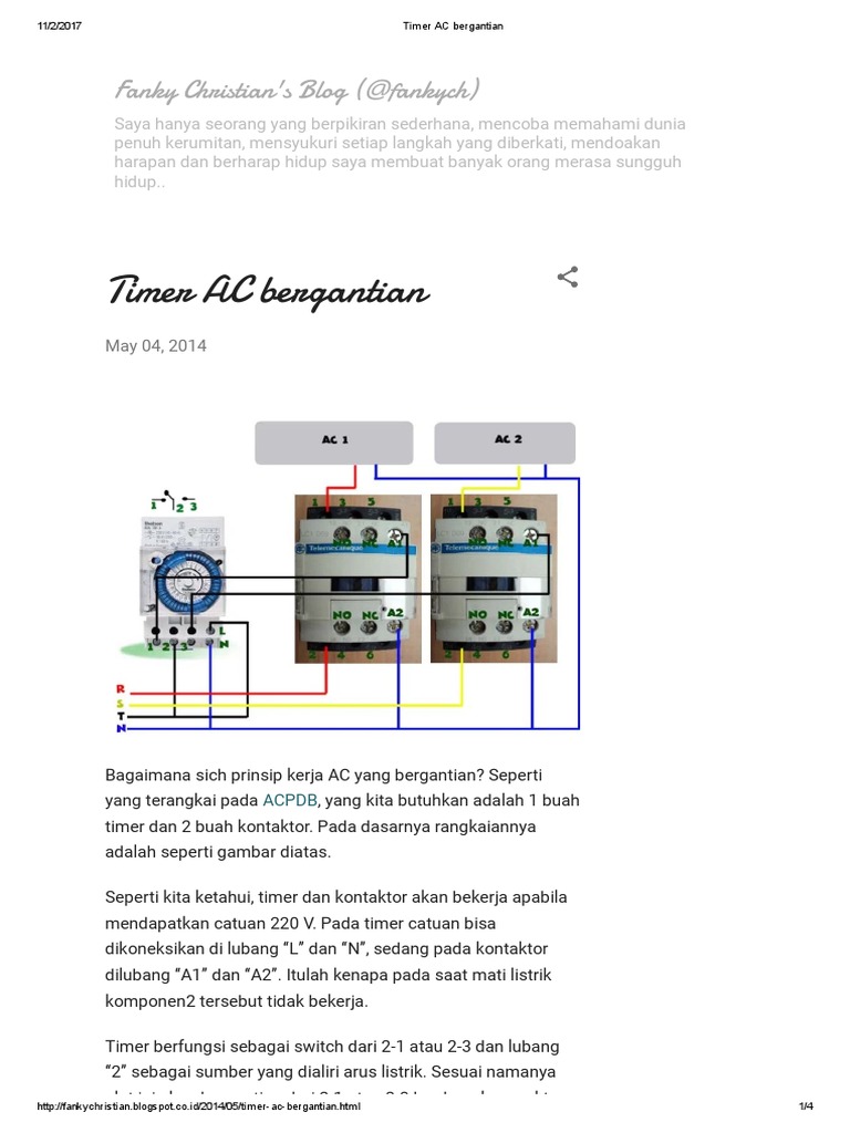 Timer AC Bergantian | PDF