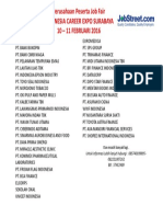 Job Fair Surabaya 2016