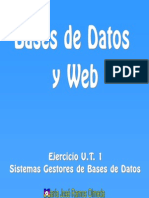 Bases de Datos y Web