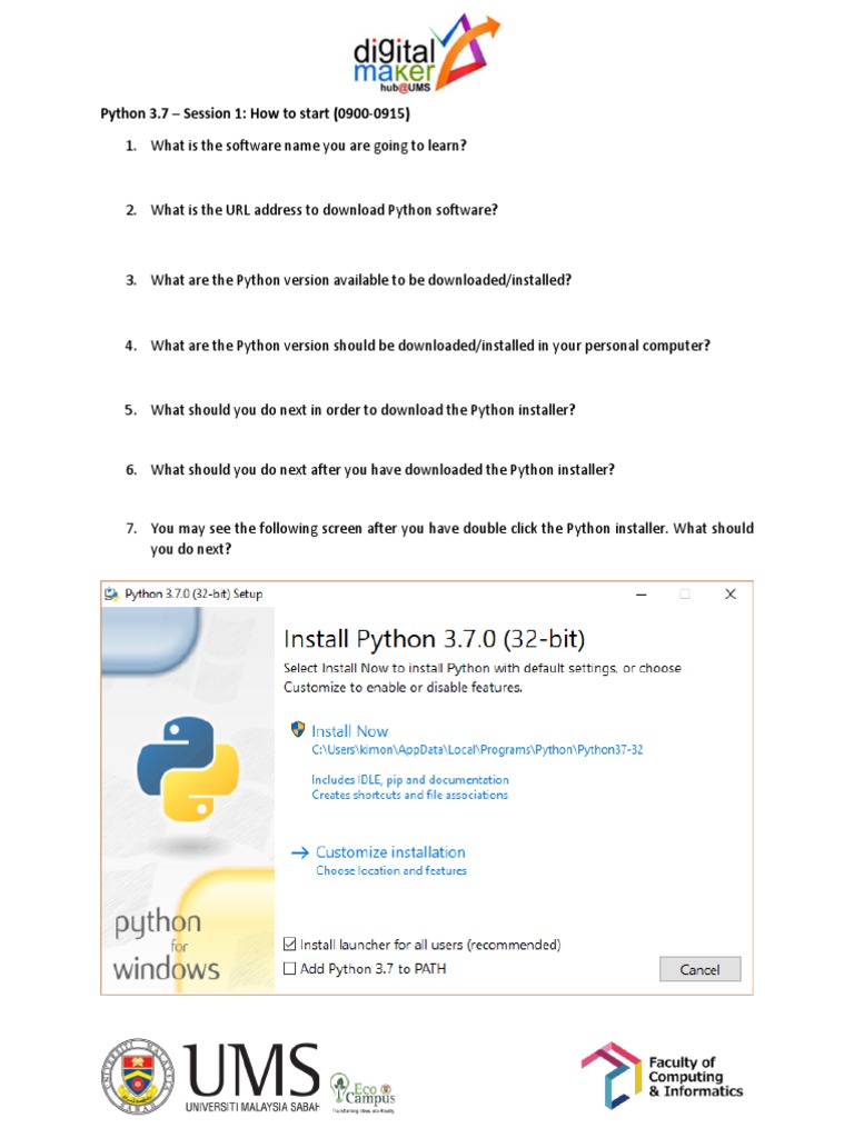Python For Teachers - 27 Aug 2018 | PDF | Computer Program | Programming