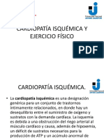 Cardiopatía Isquémica y Ejercicio Físico