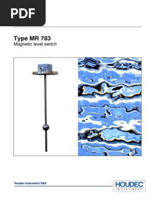 HOUDEC Type Mr783 Technical Data Sheet | PDF | Switch | Screw