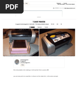 T-shirt Printer_ 10 Steps