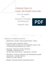 Introduction To Dynamic Social Network Analysis