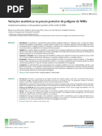 Variações Anatômicas Na Porção Posterior Do Polígono de Willis