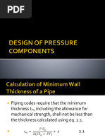 Design of Pressure Components