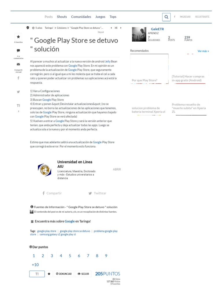 CENTRO DE AYUDA GOOGLE PLAY STORE visual data 2
