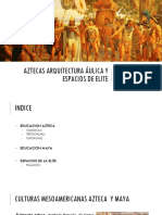 Aztecas Arquitectura Áulica y Espacios de Elite