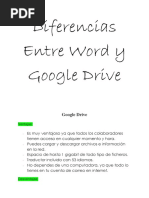 Word vs Google Drive Juan Jose Serna