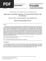 Improving sewability properties of different knitted fabric