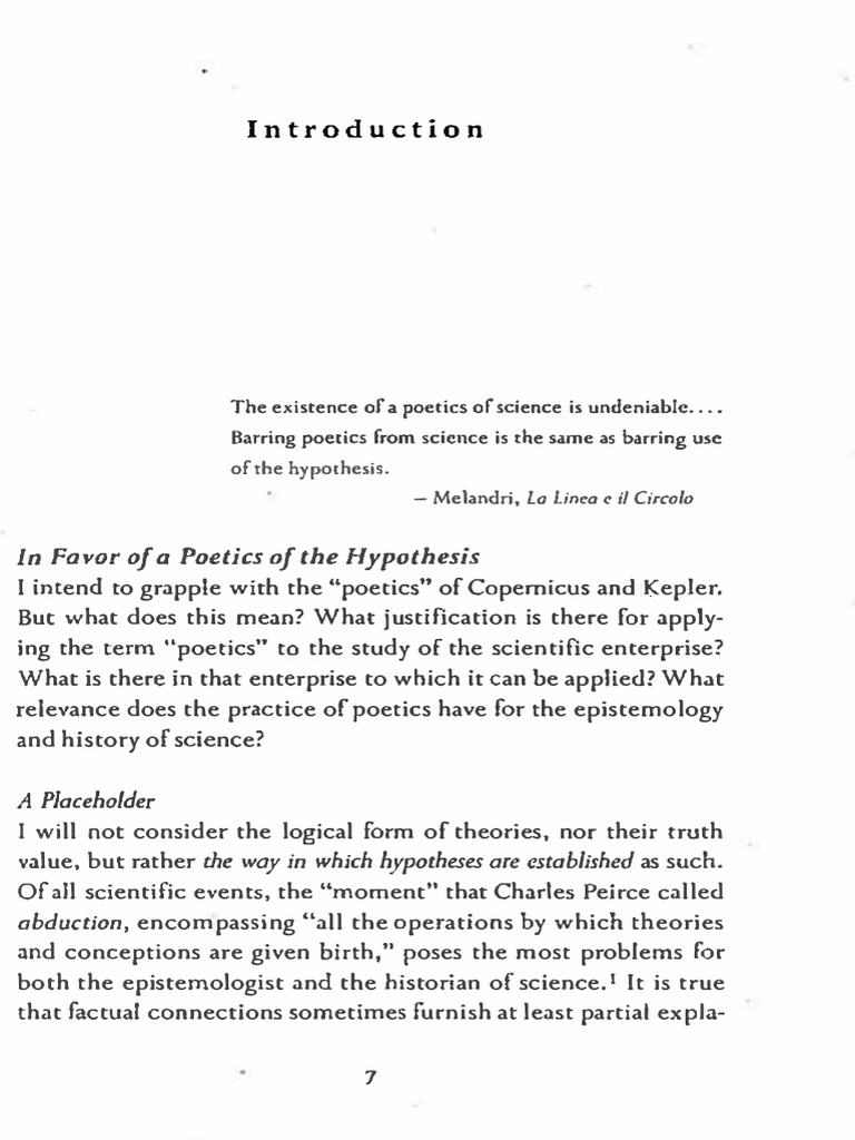 Fernand Hallyn The Poetic Structure Of The World