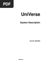 UniVerse Documentation